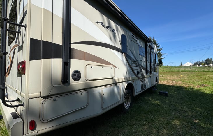 View from back with slide pulled in