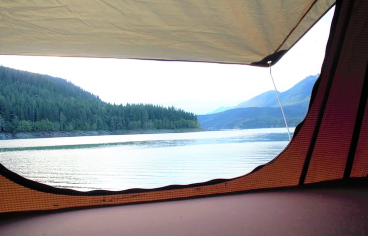 Nothing like waking up with a front seat water view.