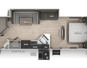Forest River RV Cherokee Grey Wolf 26DBH