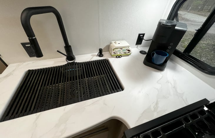 Includes Keurig and a drip coffee maker.