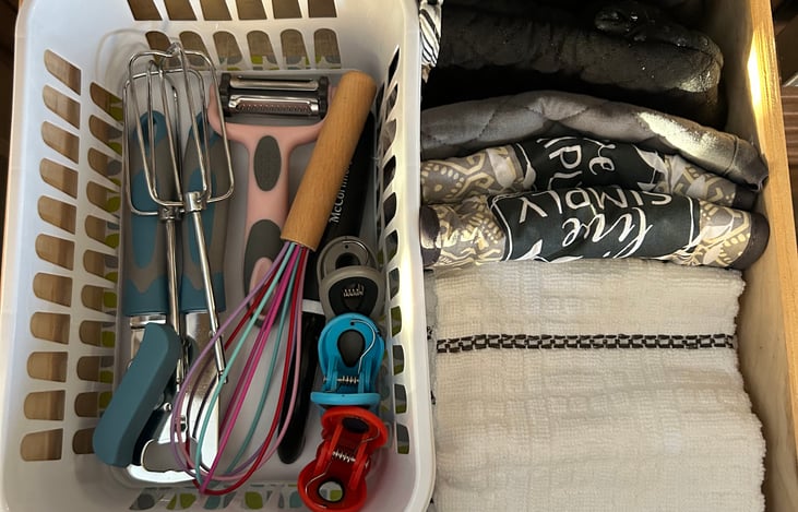 The Kitchen is stocked with a large variety of utensils.





































ed with