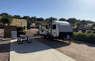 Cozy, comfy travel trailer
