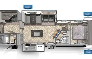 Bluegrass Basecamp- 2 bed 2 bath bunkhouse