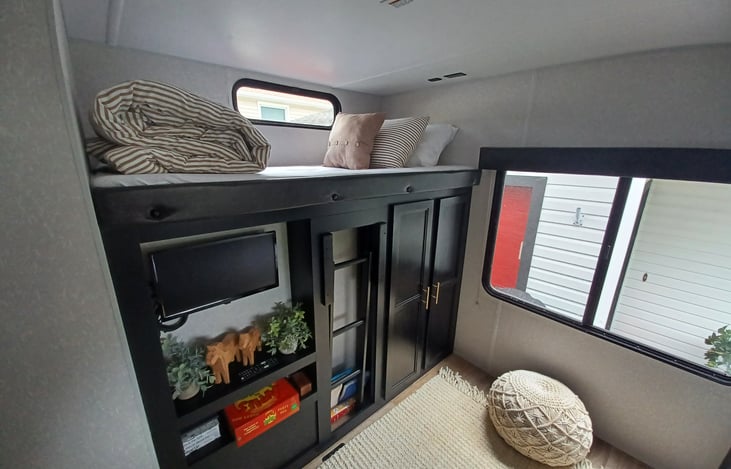 Bunkhouse with its own TV