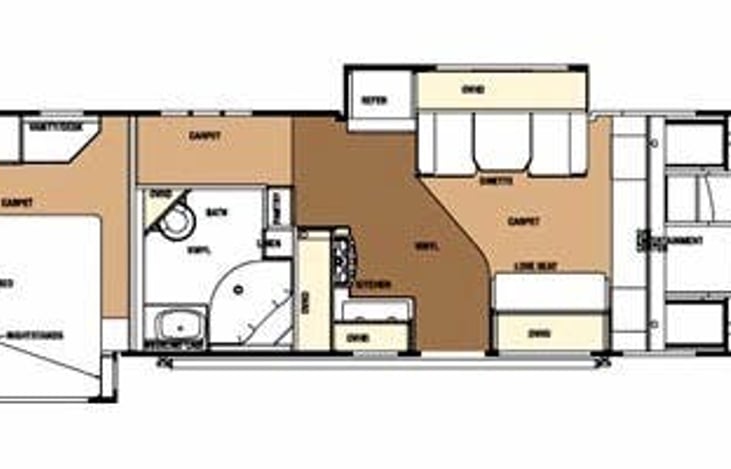 We REALLY like the walk thru bathroom and shower setup! It's really nice to have it all attached to the master bedroom too!