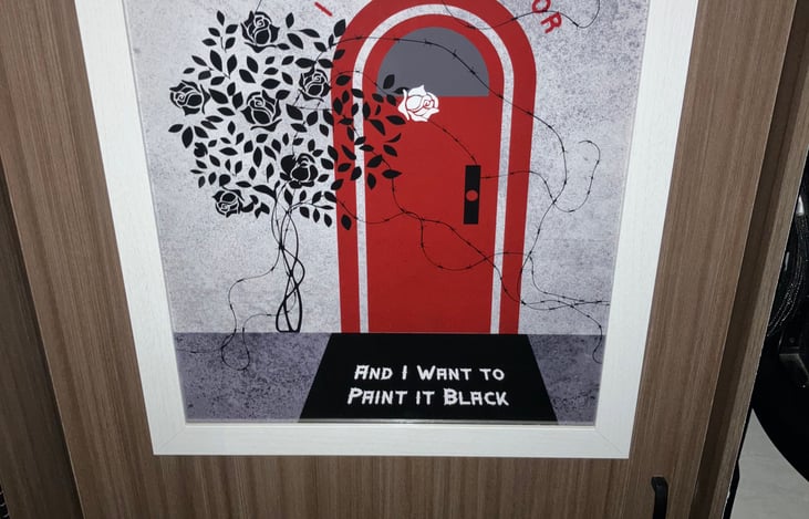 "I see a Red Door and I want to paint it black."