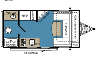 2022 Coachmen RV Clipper Ultra-Lite 162RBU