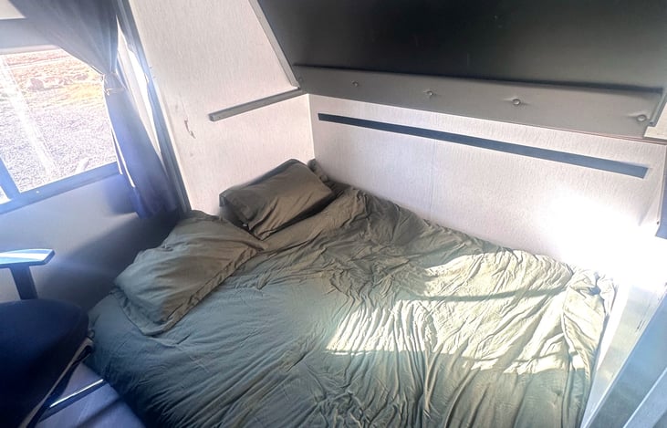 Twin bunk #1 - this is meant for children no full adults. The second twin bunk can support adults.