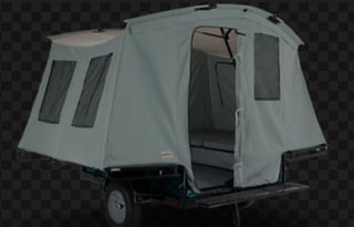 Tent trailer with 4-Wheeler
