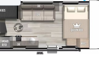 Lightweight trailer perfect for family getaway!