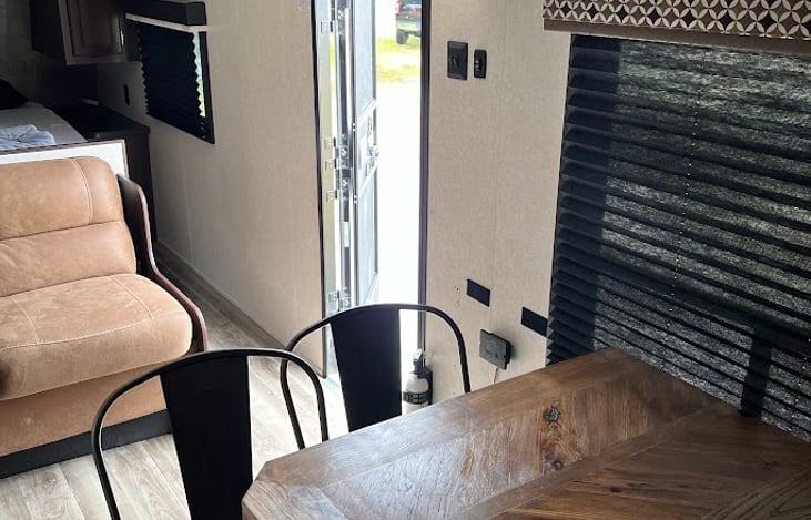 Dinette/Couch/Door view