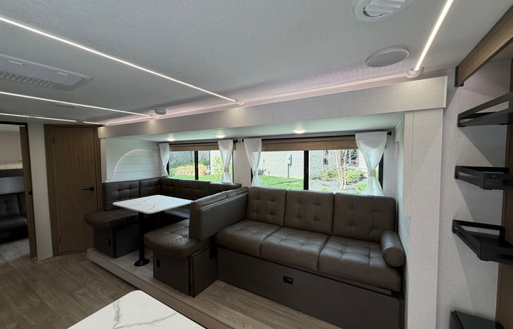 U shape dinette with 3 person sofa