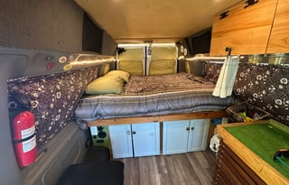Custom van build out: Unique wrap