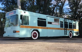 Luxury Off/On-Grid Modern City Bus, Tub & Slides!