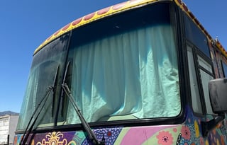 Colourful and custom Art RV ! Mary Pickford.