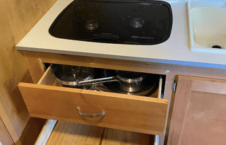 Retro Trailer "Big Red" in Mystic,  Delivery Only