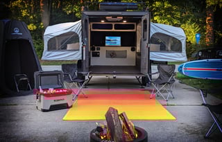 Mini Toy Hauler Overland Adventure Trailer!