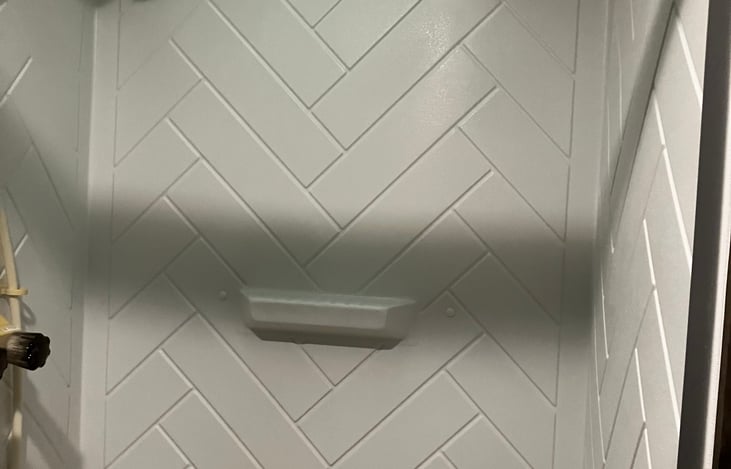 Good size shower