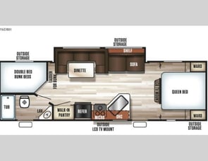 Forest River RV Patriot Edition 26DBH