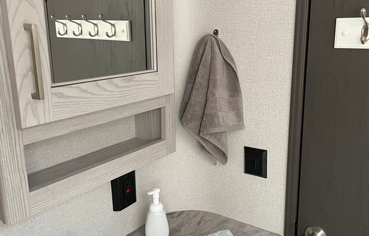 Medicine cabinet for your toiletries.