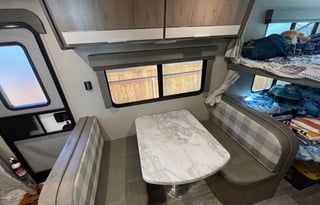 Family Set-up Camper, Ready to Roll Out!