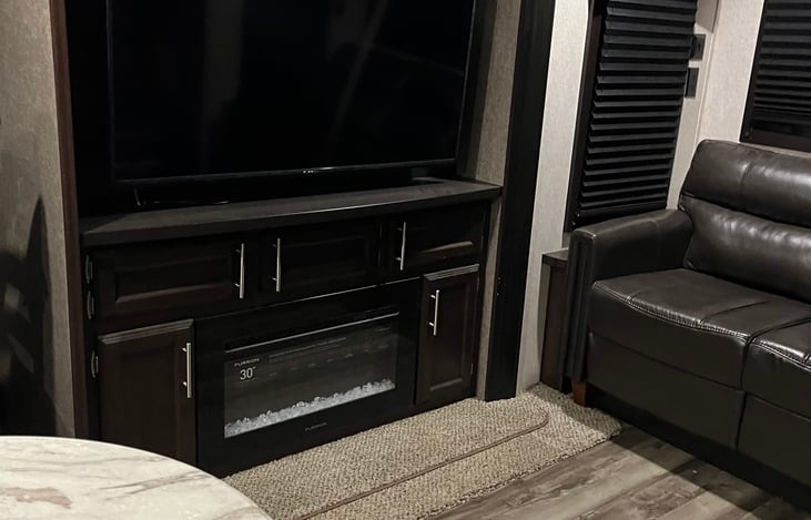 Gas fireplace can be used with or without heat