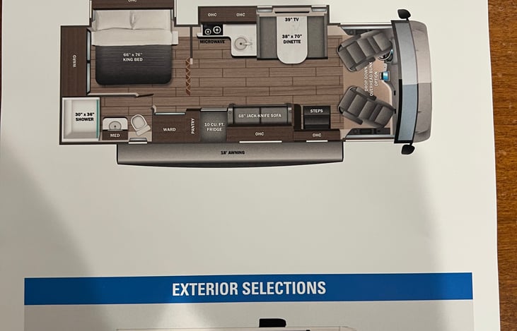 Here is your coach floor plan