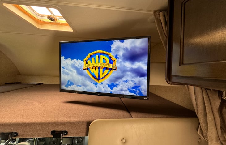 DVD player and a lot of great movies for when you're boon docking!