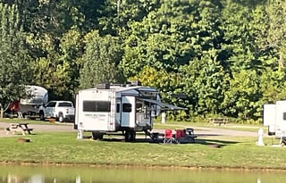 Ruby! Our REFLECTION 303RLS is ready for Glamping+