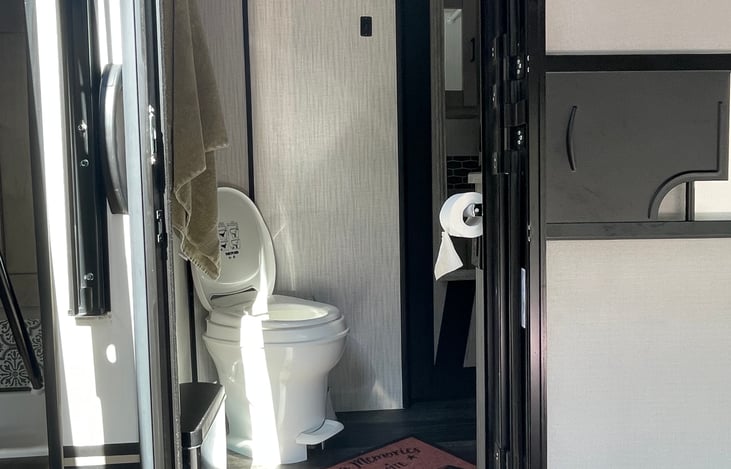 Convenient 2nd door direct to bathroom.