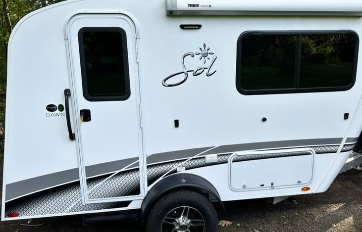 The awning side of the Sol.