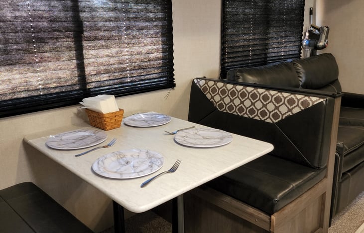 Eat on more formal ware or paper goods.