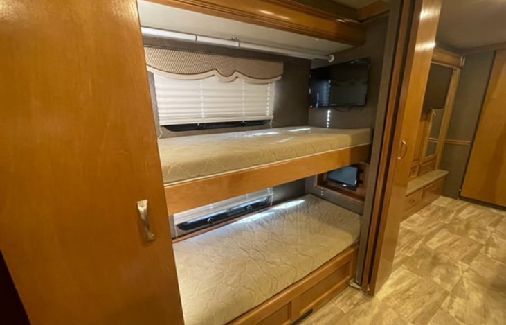 Two single bunks