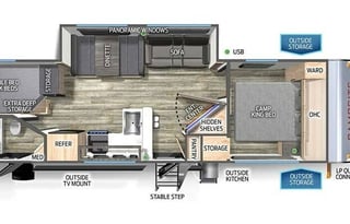 2026 Forest River RV Campsite Reserve 26CJ