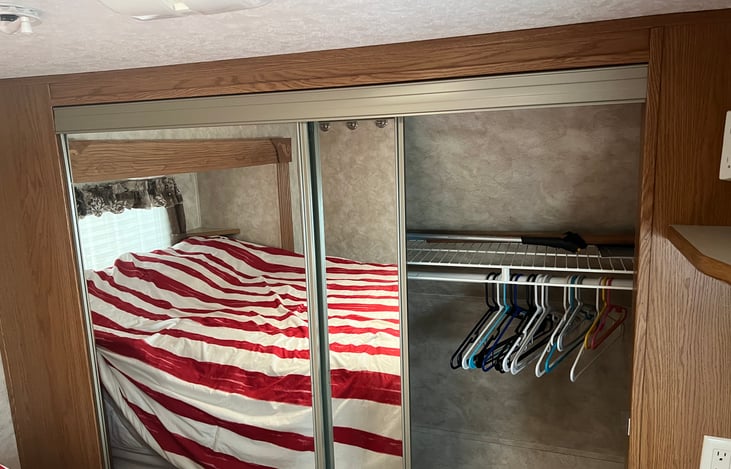 Master bedroom closet.