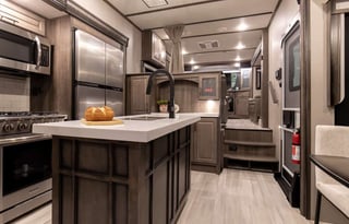 Modern and Luxurious 5th Wheel Retreat