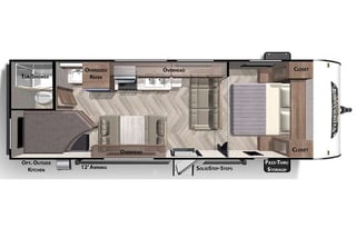 2021 Forest River RV Wildwood X-Lite 261BHXL