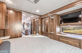 Luxury 2021 Coachmen Mirada Can Sleep up to 7 adults or 8 with kids.