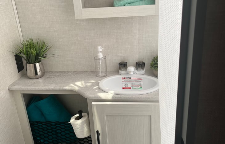 Nice bath with walk in shower.