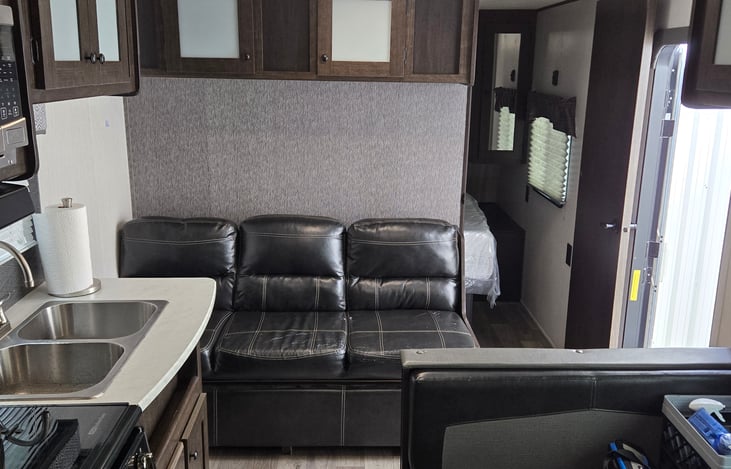 Sofa converts to a bed