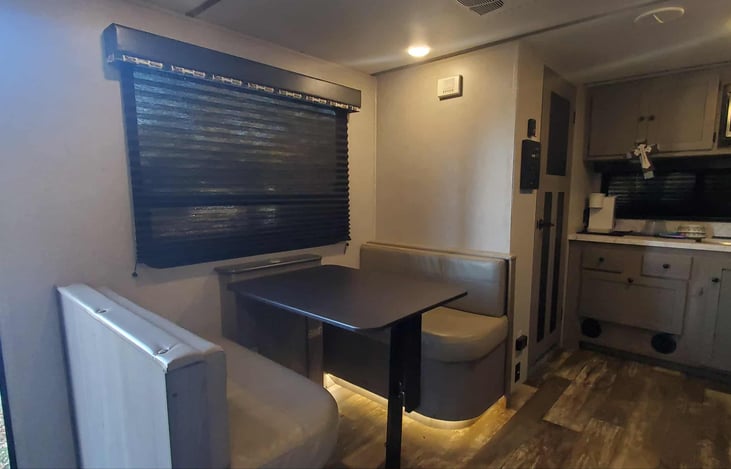 Under cabinet lighting for mood enhancement or at night vision