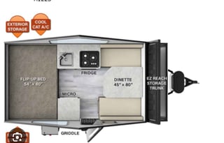 2023 Forest River Rockwood Hard Side Series A122s