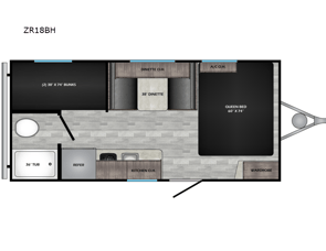 CrossRoads RV Zinger Lite ZR18BH