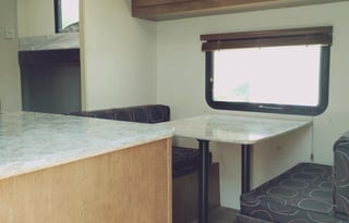Meet Judy, retro themed camper w/ bunks to sleep 5