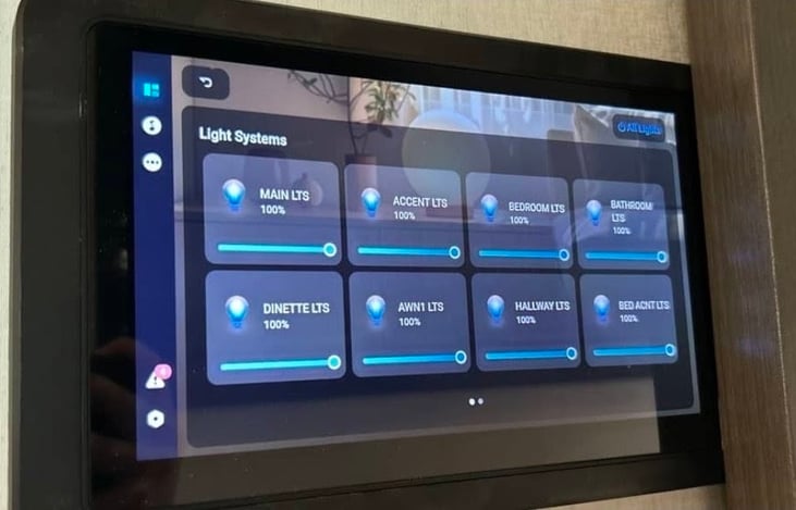 Digital and easy to read display for lights, etc.