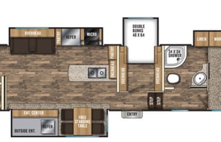 Kid-Approved 3 Bed 2 Bath 5th Wheel with Delivery