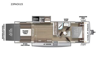 2022 Cherokee Wolf Pack Platinum Toy Hauler