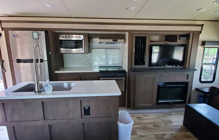 Full size refrigerator.