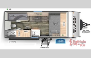 Forest River RV Cherokee Wolf Pup 16BHS