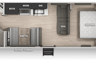 Luxury RV w/patio, Relax - bbq